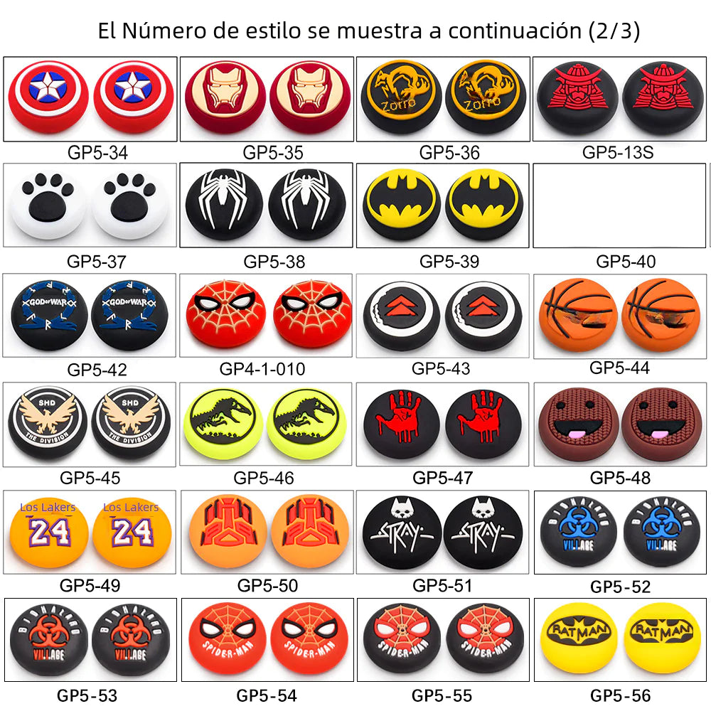 Silicone Joystick Caps for PS4, PS5, and Xbox Controllers