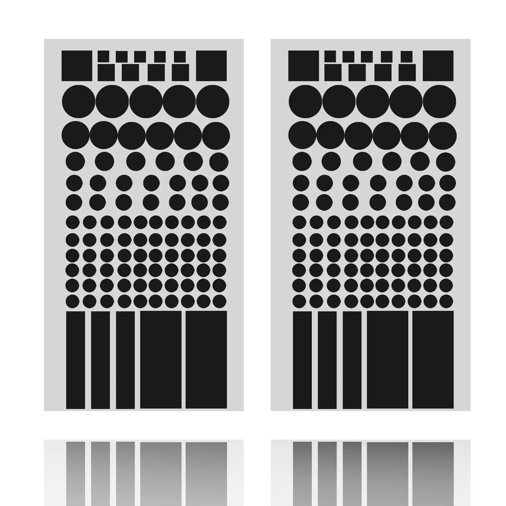 Light Blocking StickersRed Light StickersBlackout Stickers for Electronics(2 Sheets)