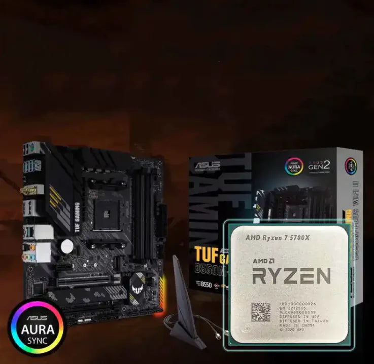 AMD 5700X with TUF B550M